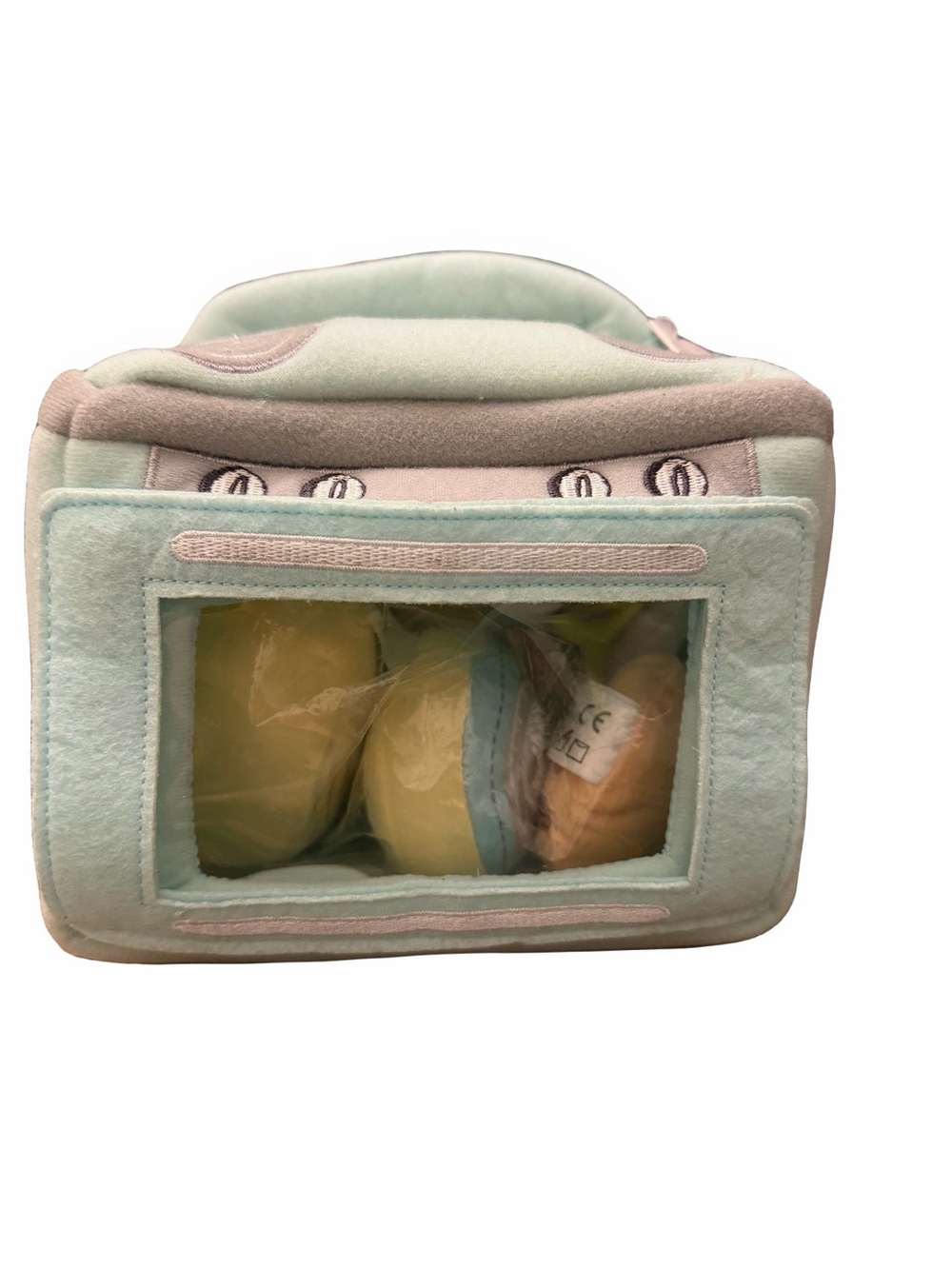 Gund Plush Toy Soft Mint and Pale Pink Play Oven with Plush Food